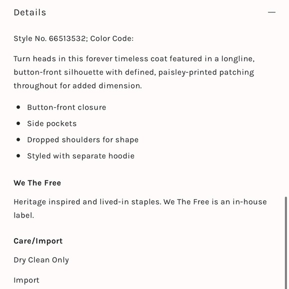 NEW Free People Rolling Thunder Coat - Picture 13 of 16